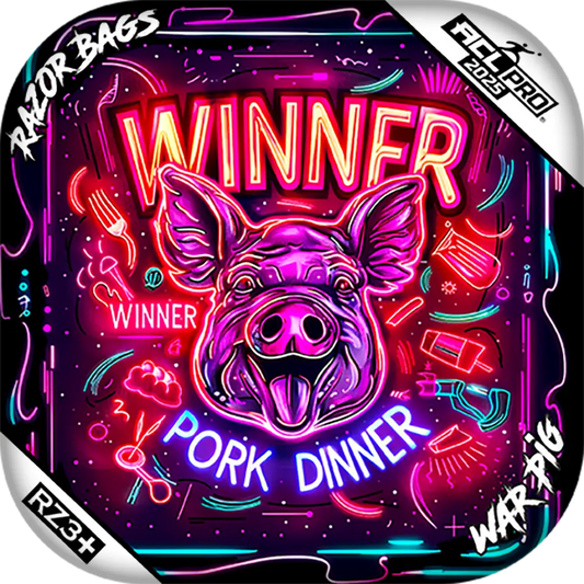 War Pig | Winner Dinner | ACL PRO Cornhole Bags by Razor Bags (Razor Cornhole)