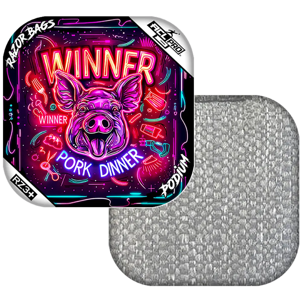 Podium | Winner Winner Pork Dinner | ACL PRO Razor Cornhole Bags