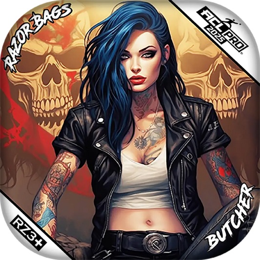 Butcher | Woman Skulls | ACL PRO Razor Cornhole Bags