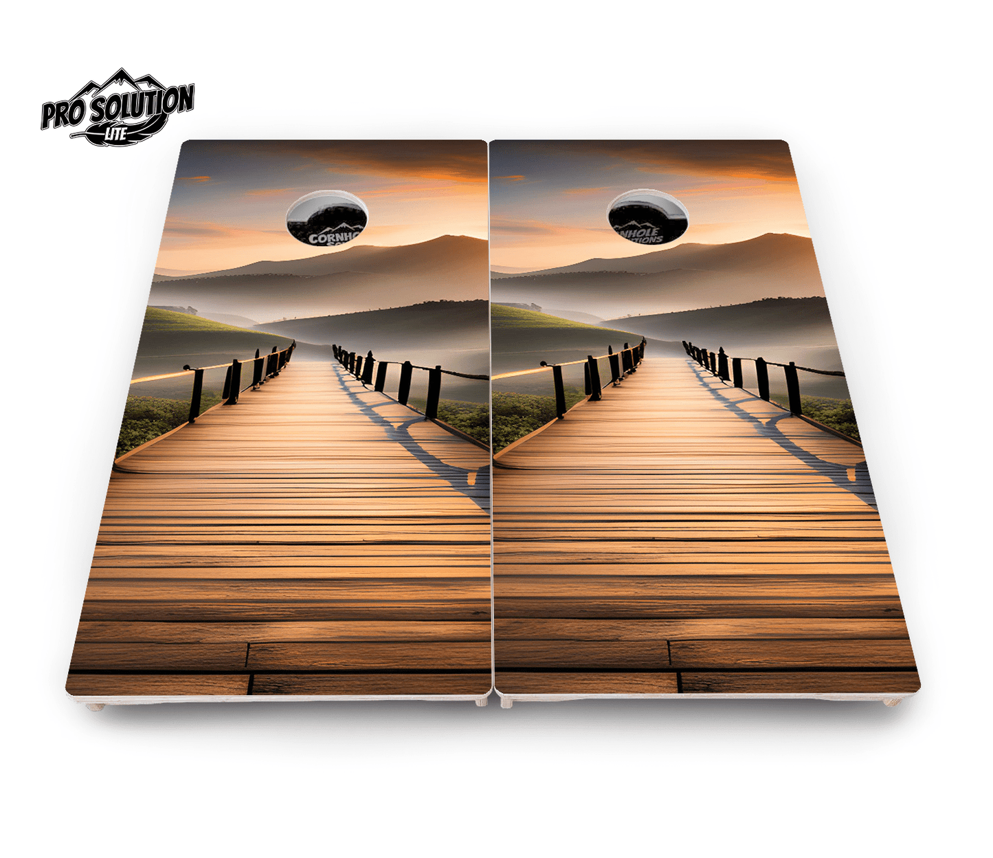 Wooden Bridge Cornhole Boards - Pro Solution Lite Series