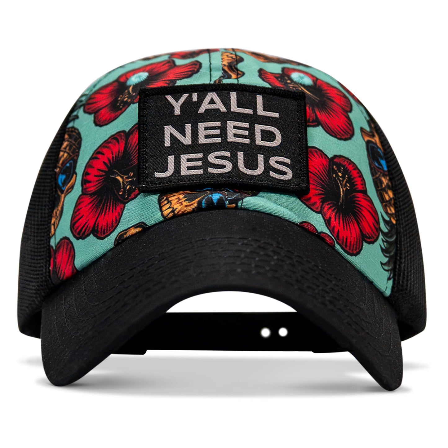 Y'all Need Jesus Patch Tactical Ripstop Mesh Snapback Hat