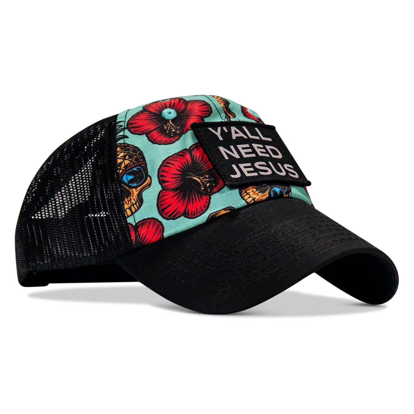 Y'all Need Jesus Patch Tactical Ripstop Mesh Snapback Hat
