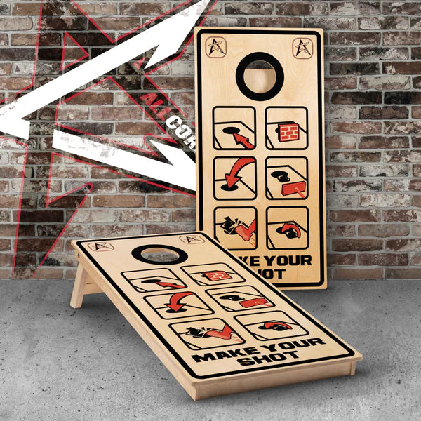 AllCornhole Boards - "Your Shot" Edition - ACL Approved