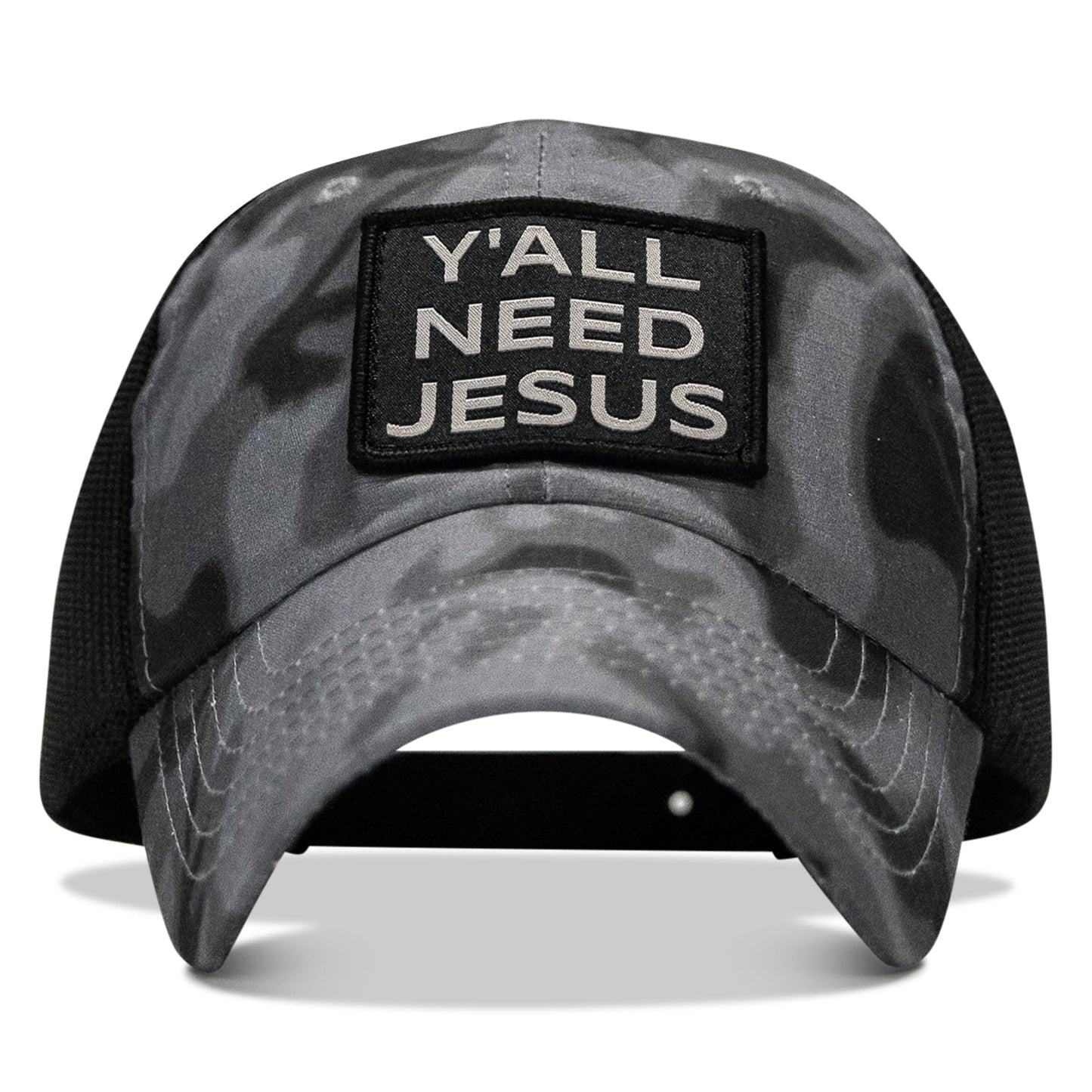 Y'all Need Jesus Patch Tactical Ripstop Mesh Snapback Hat
