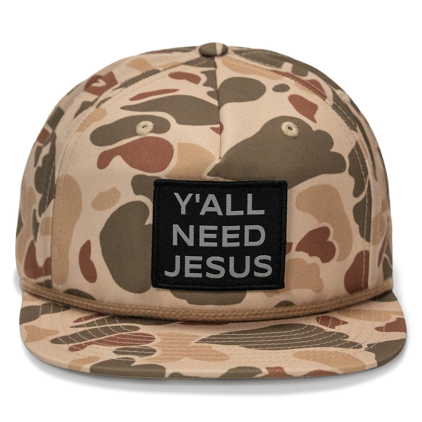 Y'all Need Jesus Patch Flatbill Hat