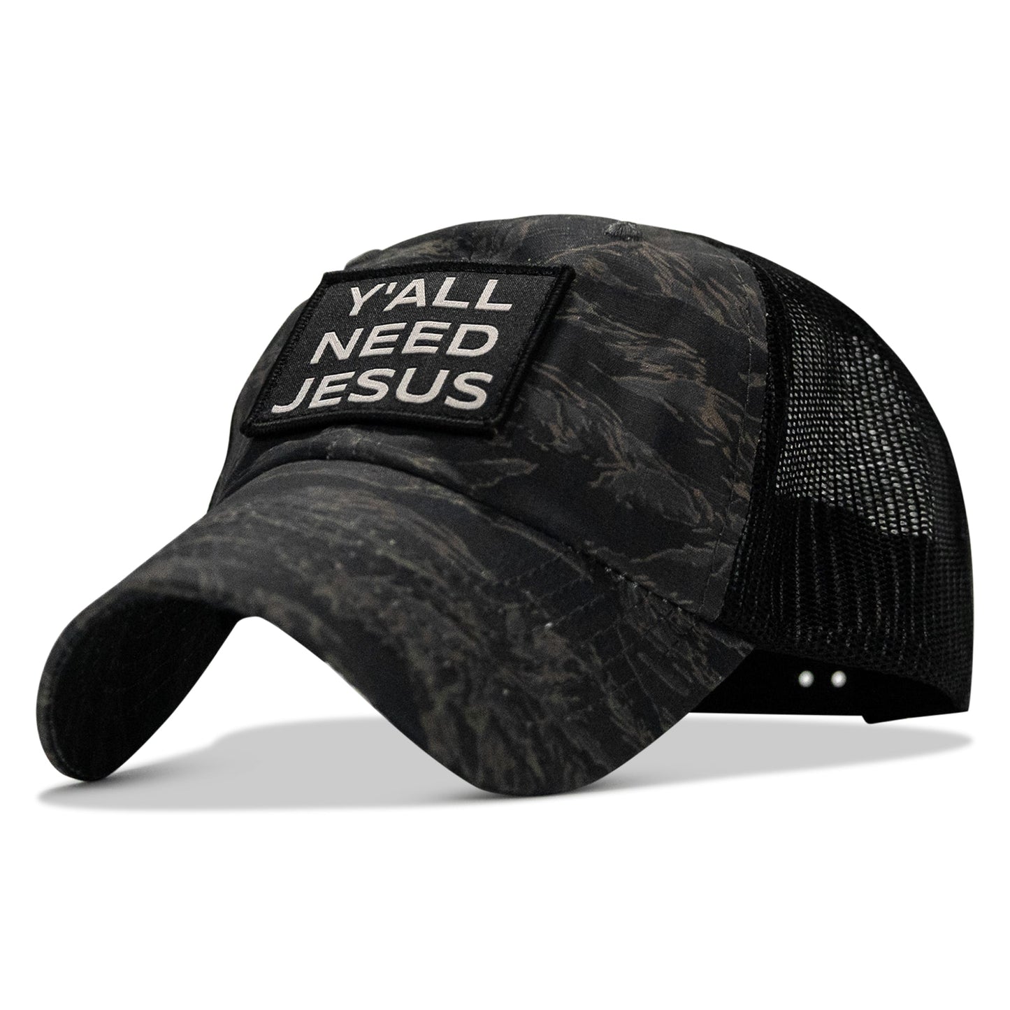 Y'all Need Jesus Patch Tactical Ripstop Mesh Snapback Hat