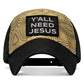 Y'all Need Jesus Patch Tactical Ripstop Mesh Snapback Hat