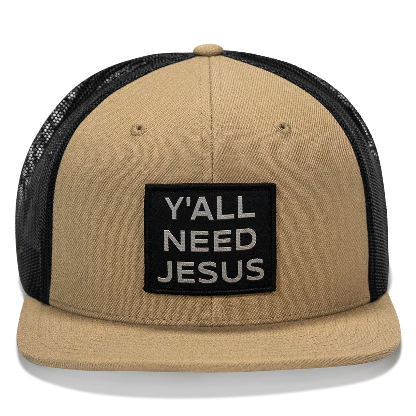 Y'all Need Jesus Patch Flatbill Hat