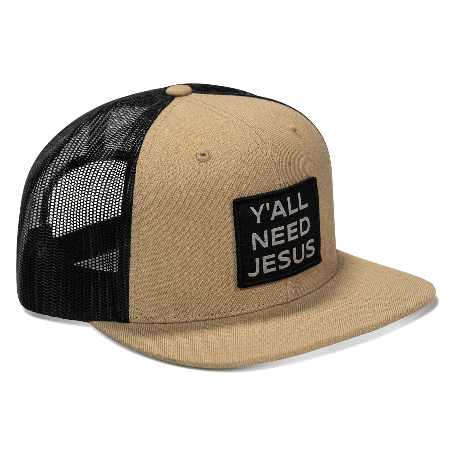 Y'all Need Jesus Patch Flatbill Hat