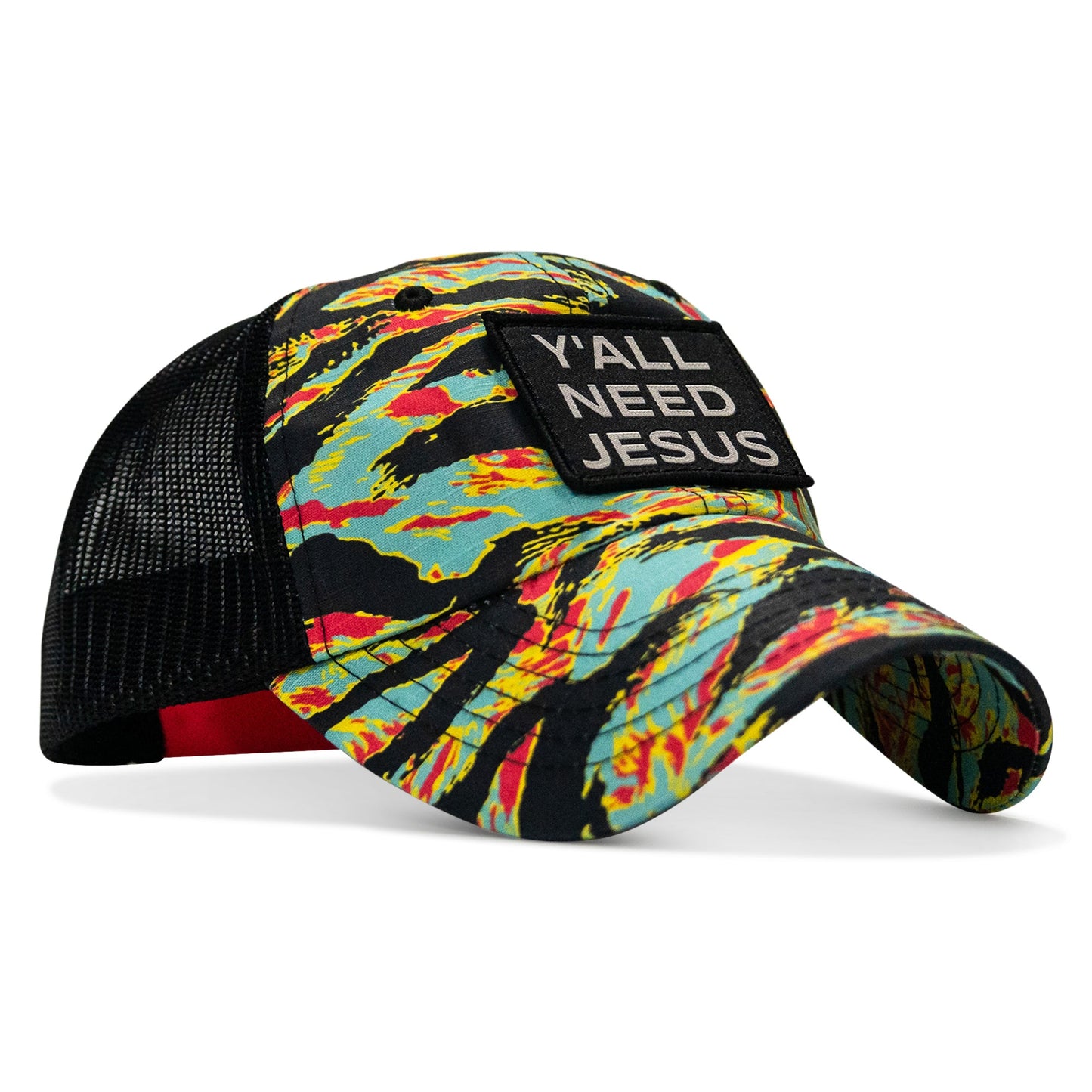 Y'all Need Jesus Patch Tactical Ripstop Mesh Snapback Hat