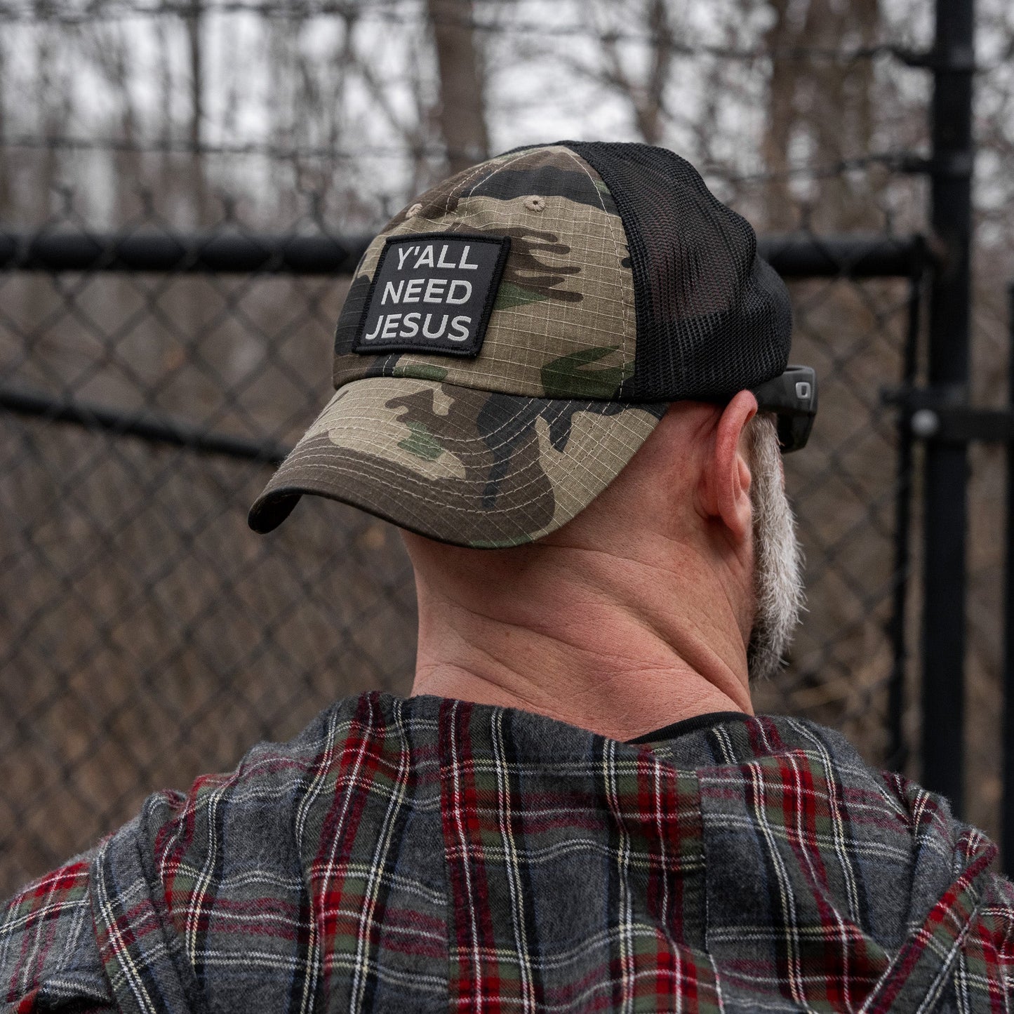 Y'all Need Jesus Patch Tactical Ripstop Mesh Snapback Hat