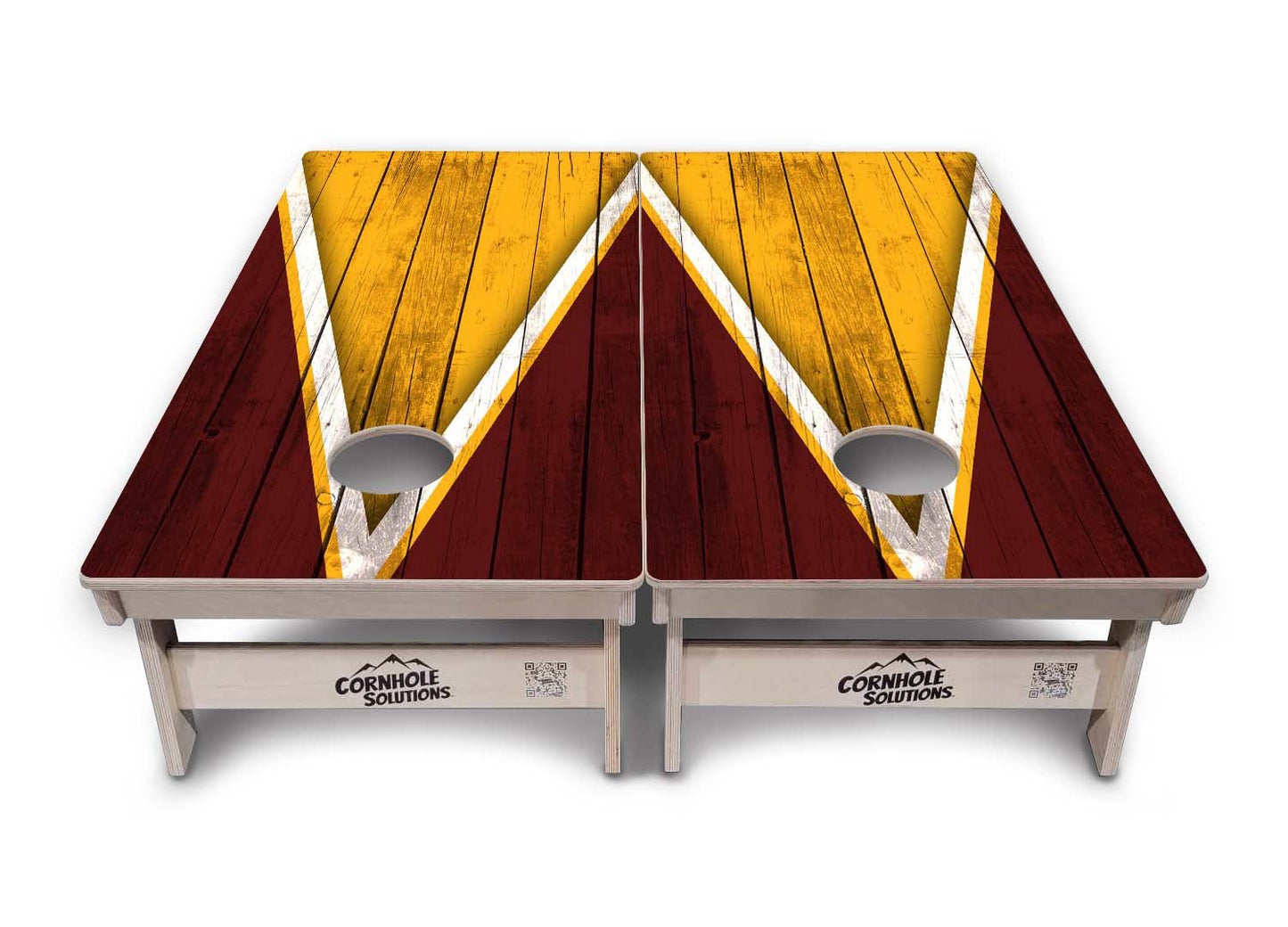 Team Color Triangle Cornhole Boards – Tournament Series