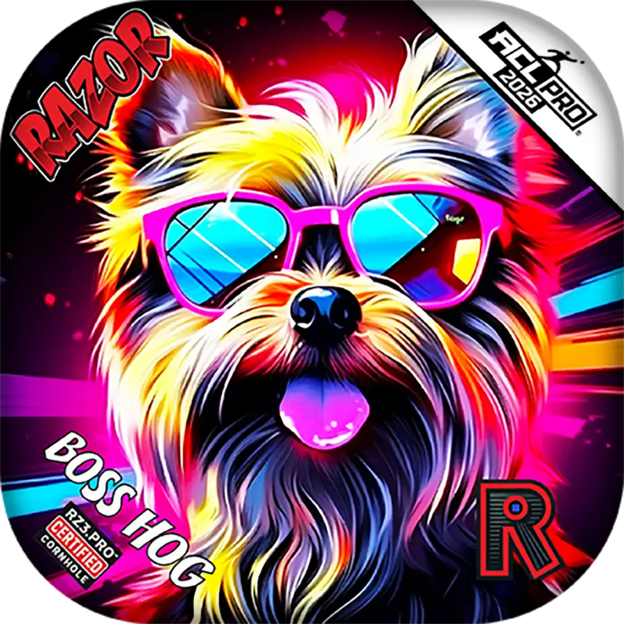 Boss Hog | Yorkie | ACL PRO Razor Cornhole Bags