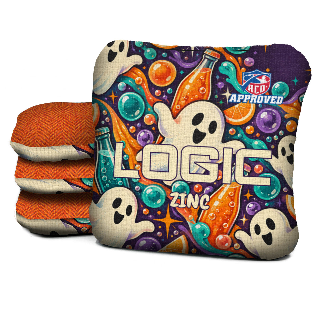 Ghost Soda Club Cornhole Bags - Multiple Series - Set of 4