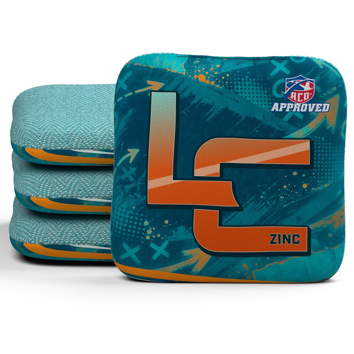 Miami Football Cornhole Bags - Set of 4 | Logic Cornhole