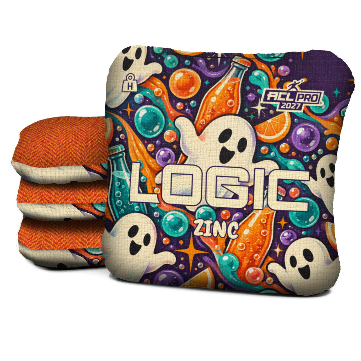 Ghost Soda Club Cornhole Bags - Multiple Series - Set of 4