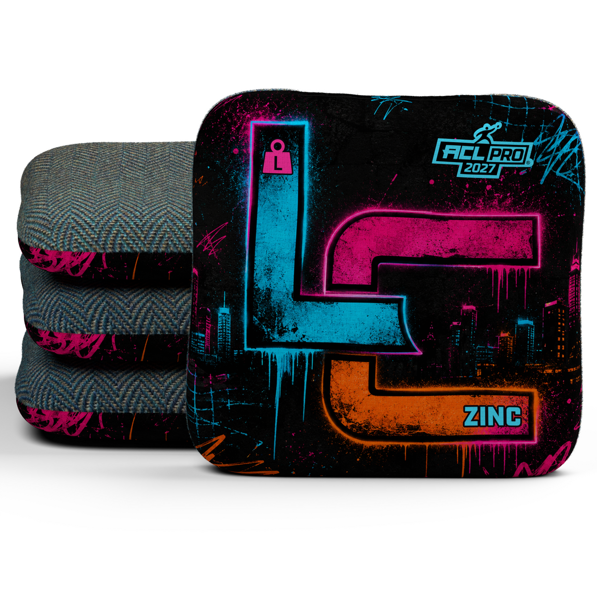 Neon After Dark - Cornhole Bags - Multiple Bag Series - Set of 4
