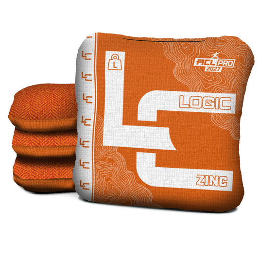Contour Orange Cornhole Bags - Multiple Series - Set of 4