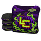 Neon Carved LC - Halloween Cornhole Bags - Multiple Bag Series - Set of 4