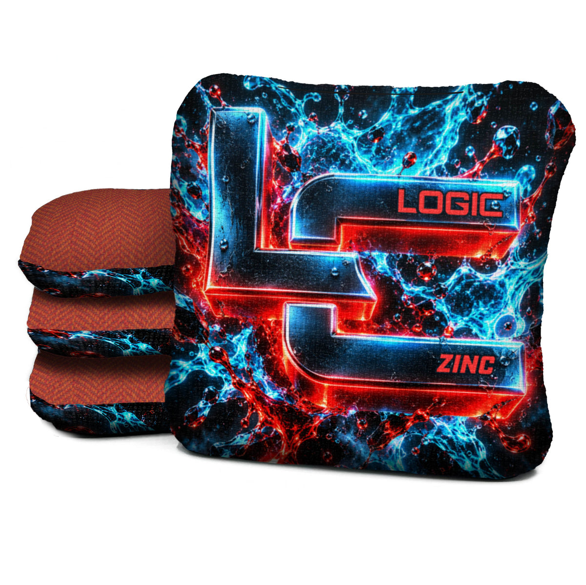 Chrome Splash - Cornhole Bags - Multiple Series - Set of 4
