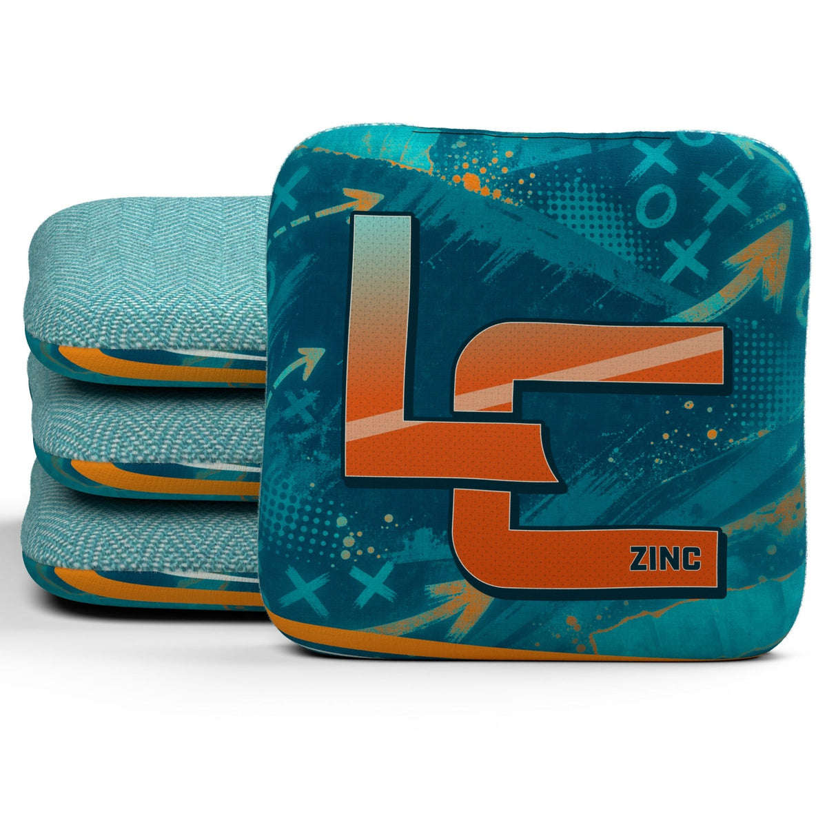 Miami Football Cornhole Bags - Set of 4 | Logic Cornhole