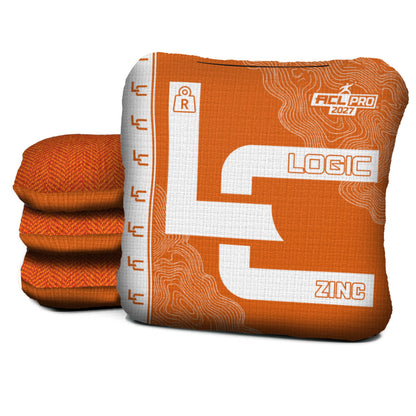 Contour Orange Cornhole Bags - Multiple Series - Set of 4