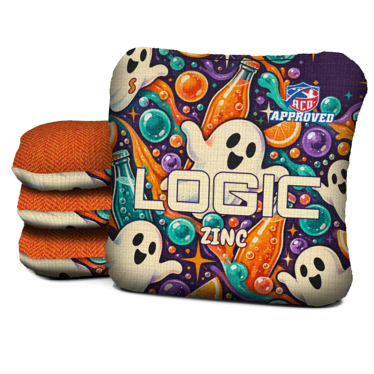 Ghost Soda Club Cornhole Bags - Multiple Series - Set of 4