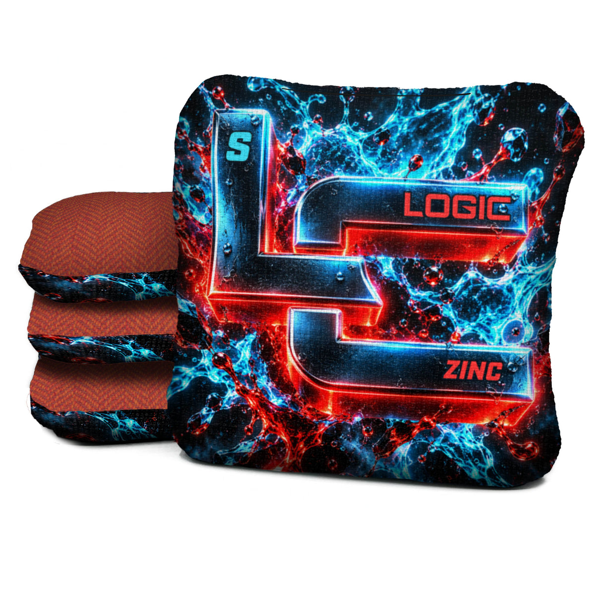 Chrome Splash - Cornhole Bags - Multiple Series - Set of 4