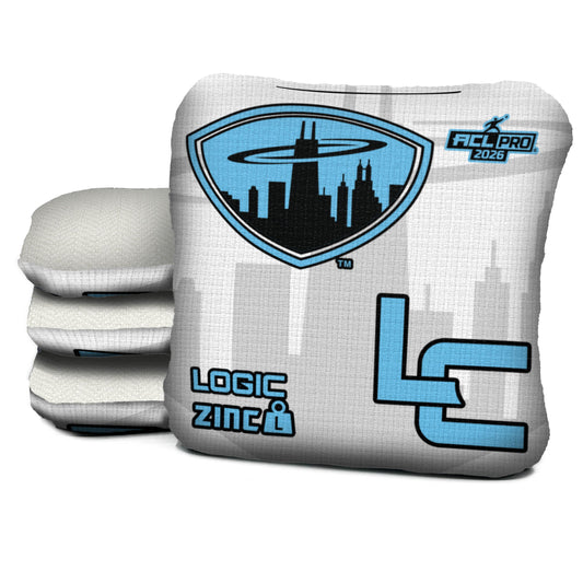 2026 Chicagoland Spinners - Light Broadcast - Logic Cornhole ACL PRO BAGS - MULTIPLE BAG SERIES - Set of 4 bags