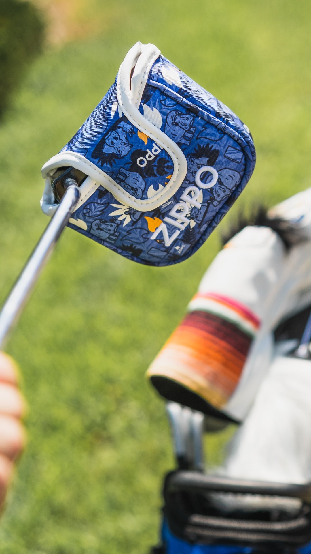 Pins and Aces Mallet Putter Cover