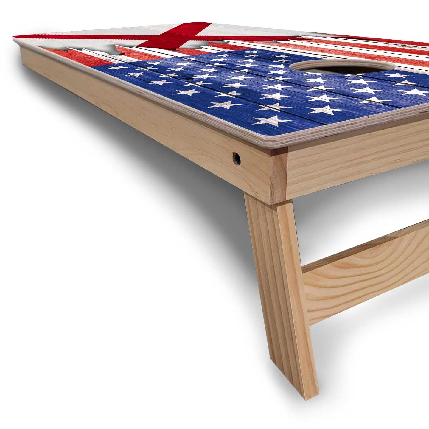 State Flags Alabama to Georgia Cornhole Boards - Backyard Series