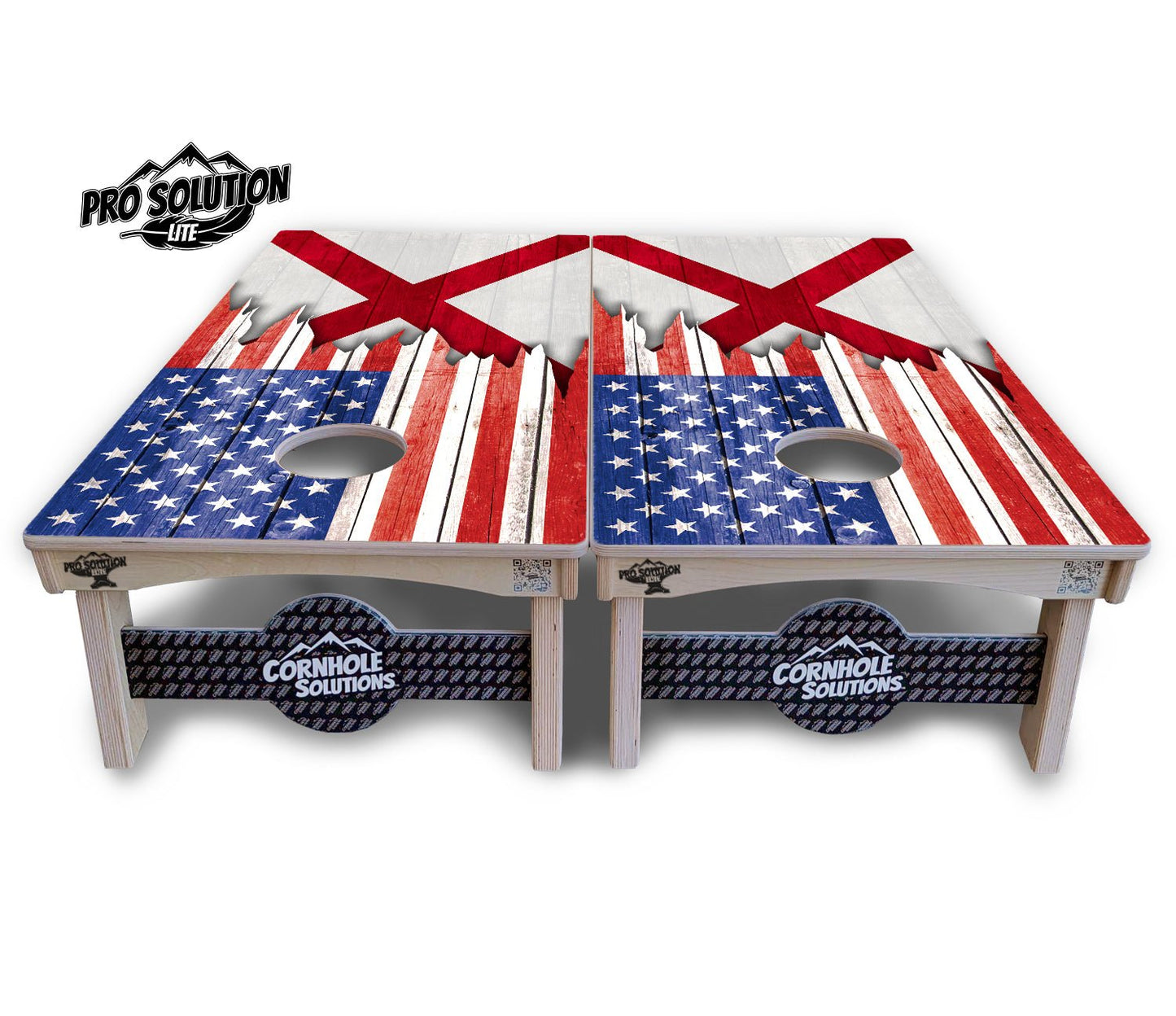 State Flag Cornhole Boards – AL to GA – Pro Lite or Pro Elite