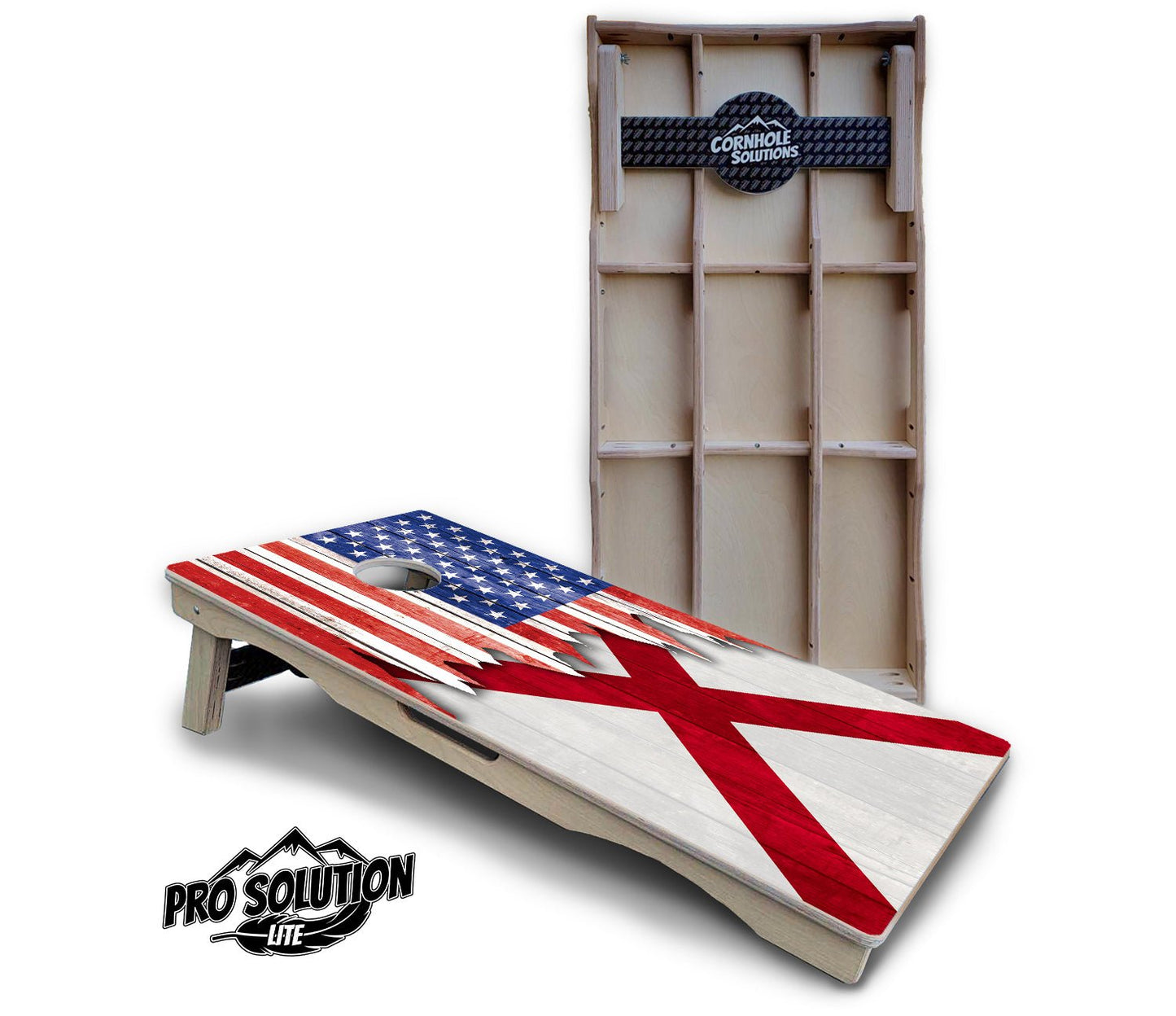 State Flag Cornhole Boards – AL to GA – Pro Lite or Pro Elite