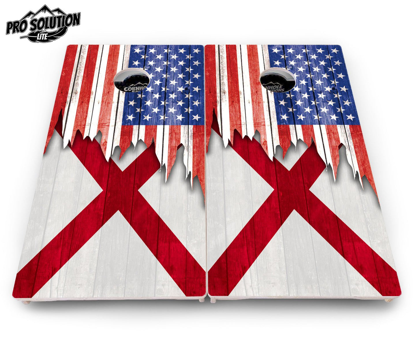 State Flag Cornhole Boards – AL to GA – Pro Lite or Pro Elite