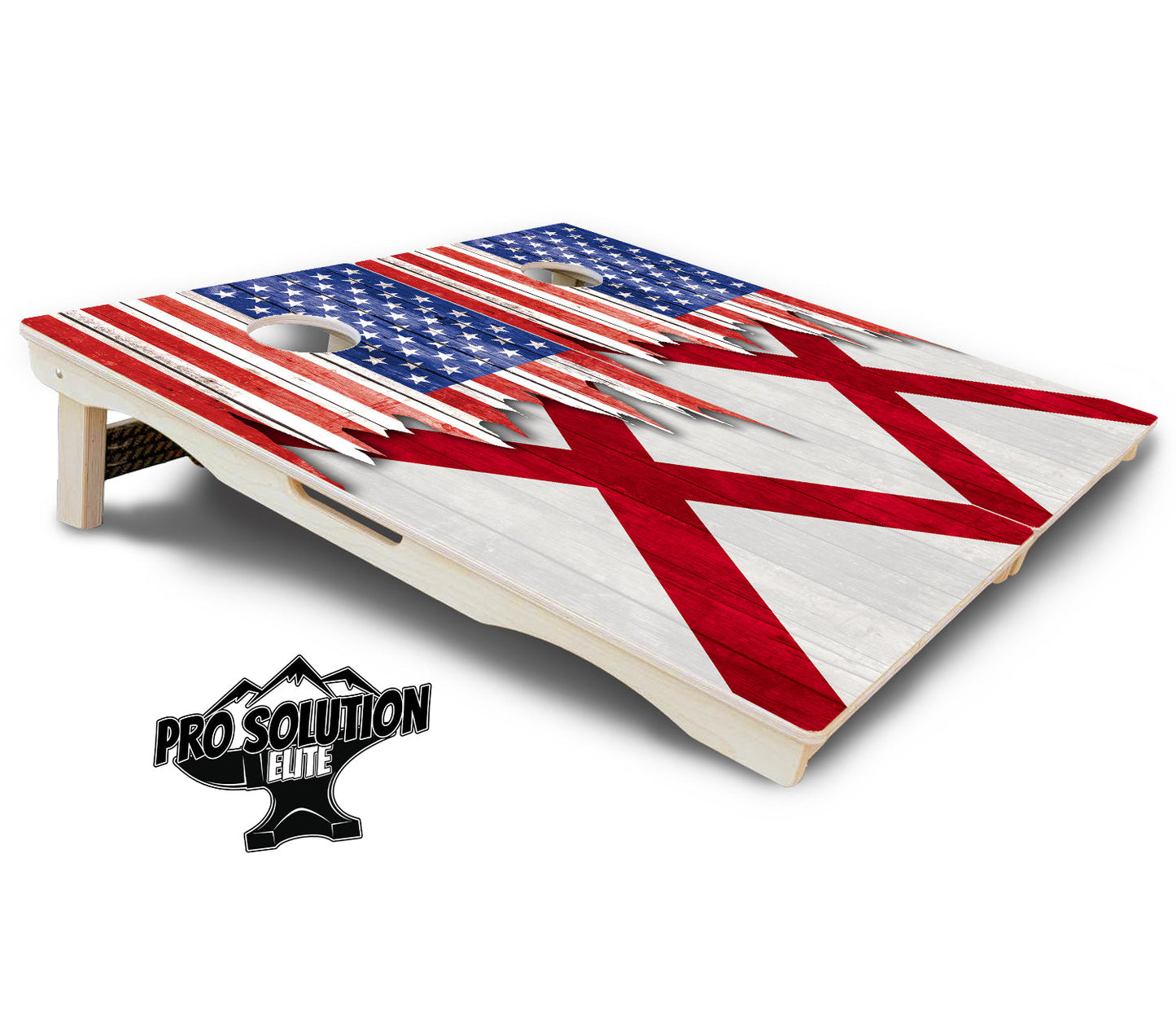 State Flag Designs Alabama to Georgia Cornhole Boards - Pro Solution Elite Series