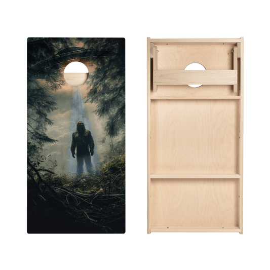 Alien Sasquatch Star Cornhole Boards