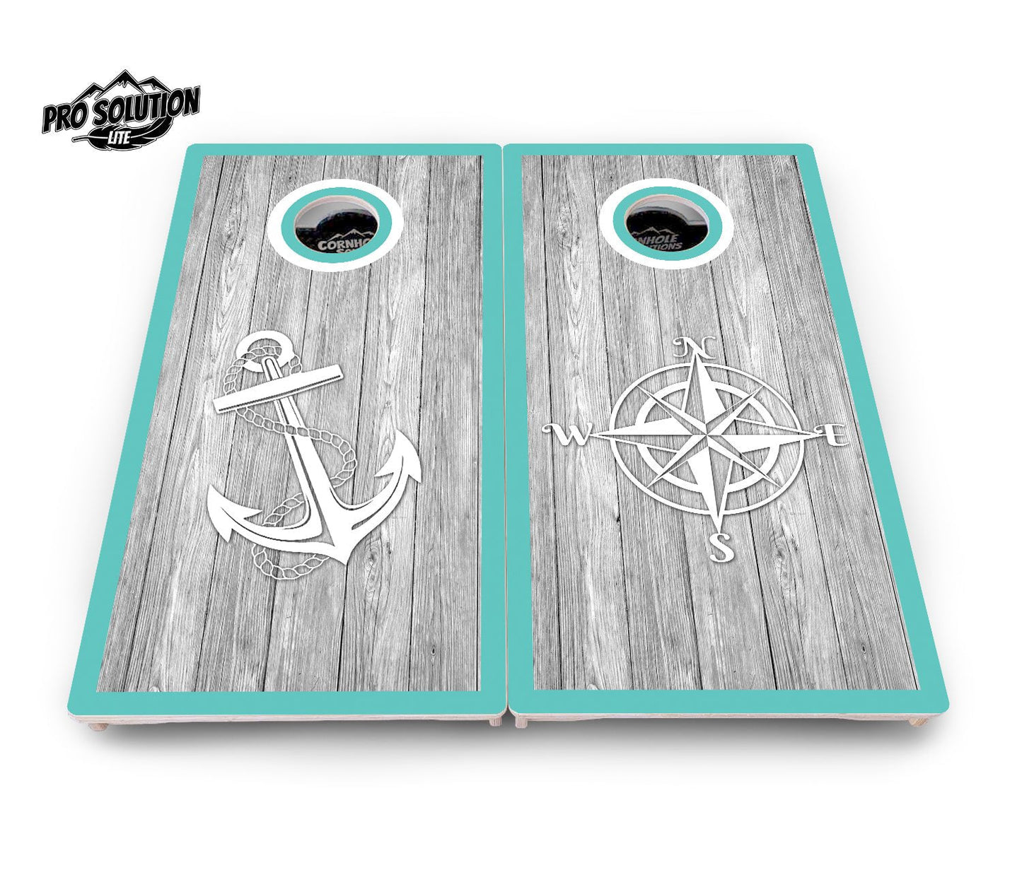 Anchor & Compass Cornhole Boards - Pro Solution Lite Series