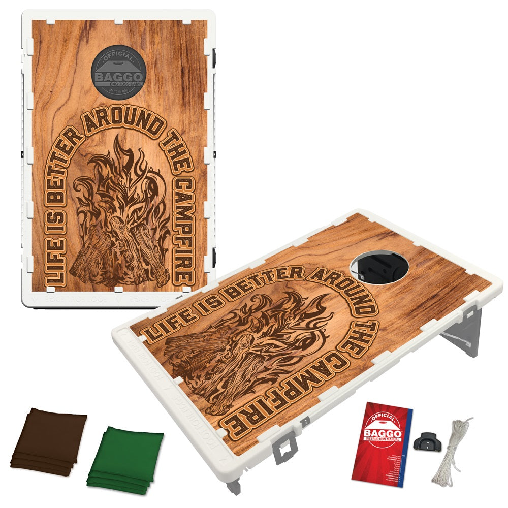 Around the Campfire Baggo Bean Bag Toss Portable 2x3 Cornhole Game