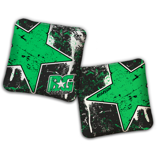 2027 BG Multiple Bag Models - "BATTLE STAR" - ACL Comp Stamped Cornhole Bags - SET OF 4 BAGS