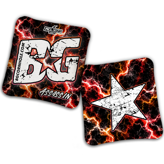 2027 BG Multiple Bag Models - "Electricity" - ACL Comp Stamped Cornhole Bags - SET OF 4 BAGS