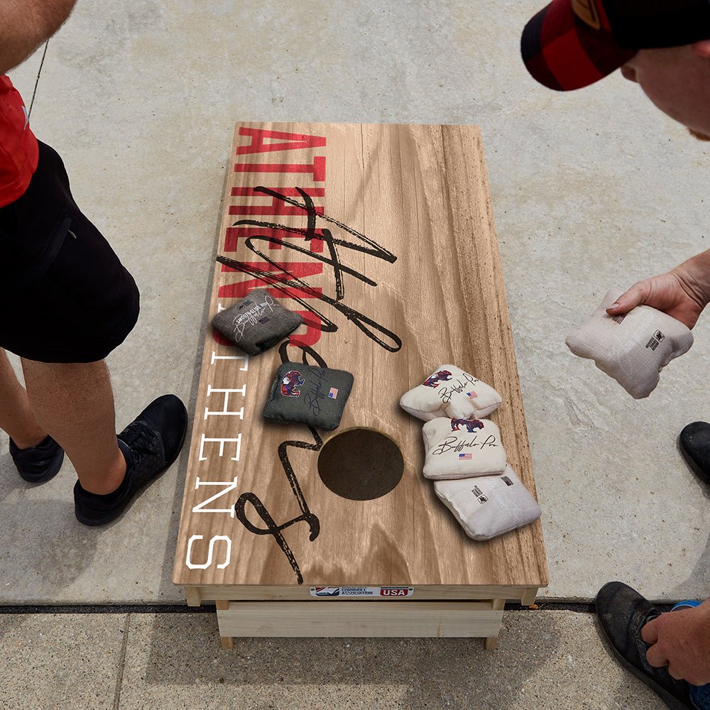 Athens Campus Gameday Star Cornhole Boards