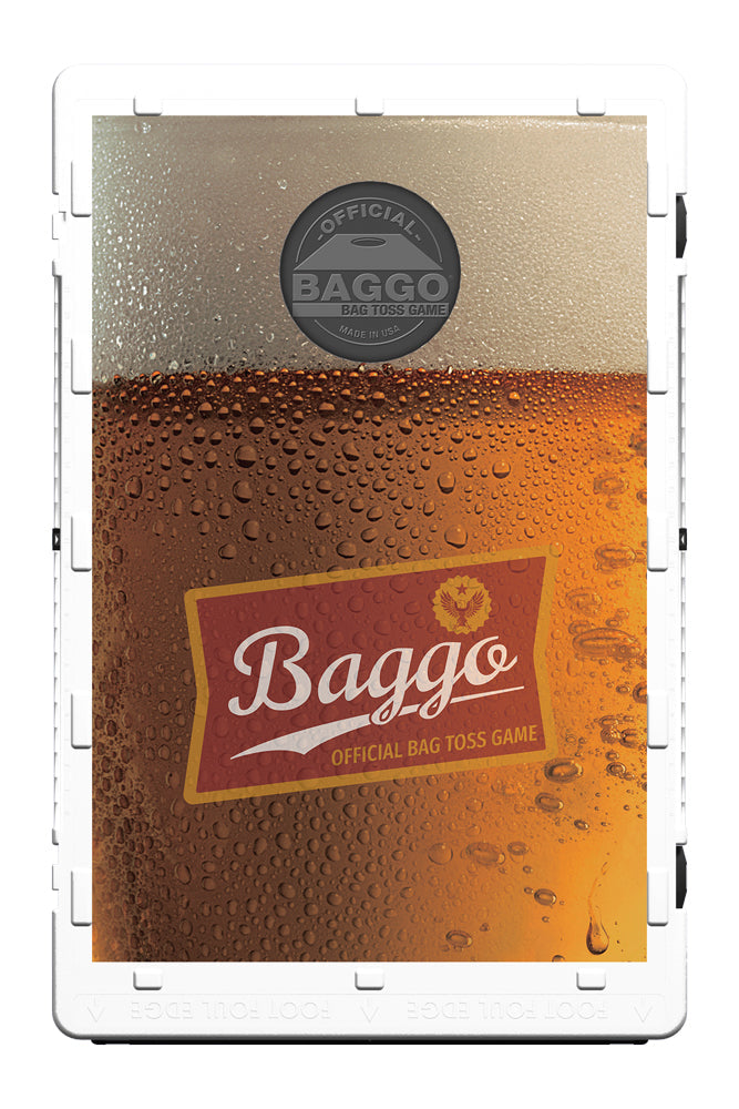 Baggo Lager Beer Bean Bag Toss Game by BAGGO