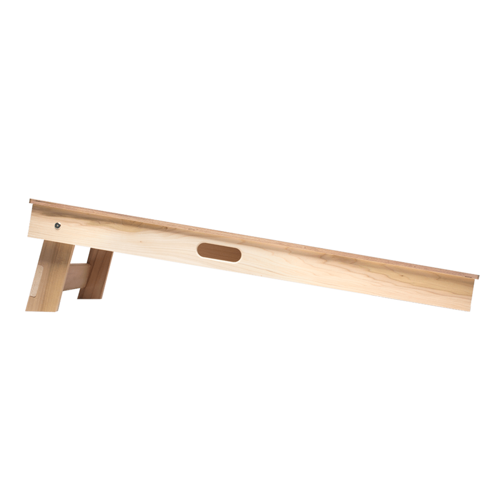 Bamboo Wood Watercolor Surf Star Cornhole Boards