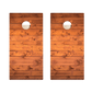 Barn Wood Star Cornhole Boards