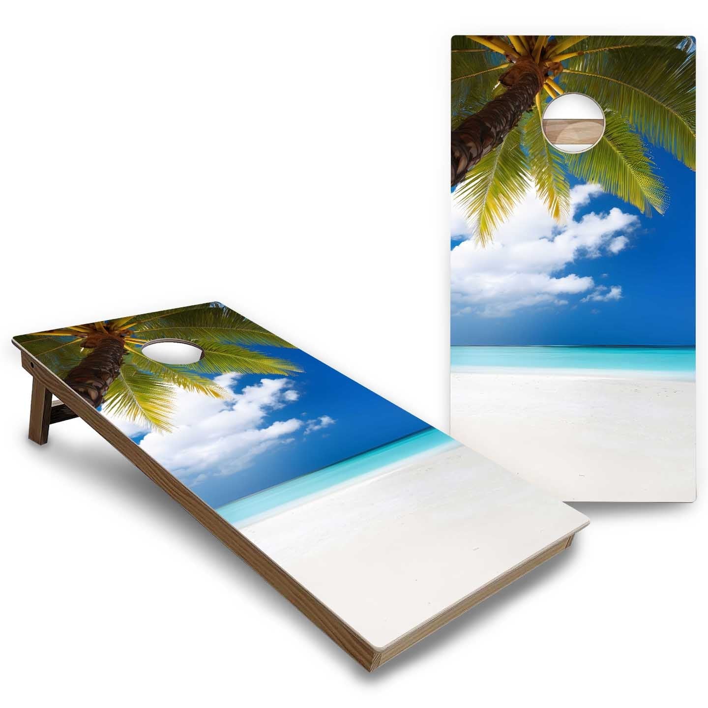 Beach & Mountain Cornhole Boards - Backyard Series