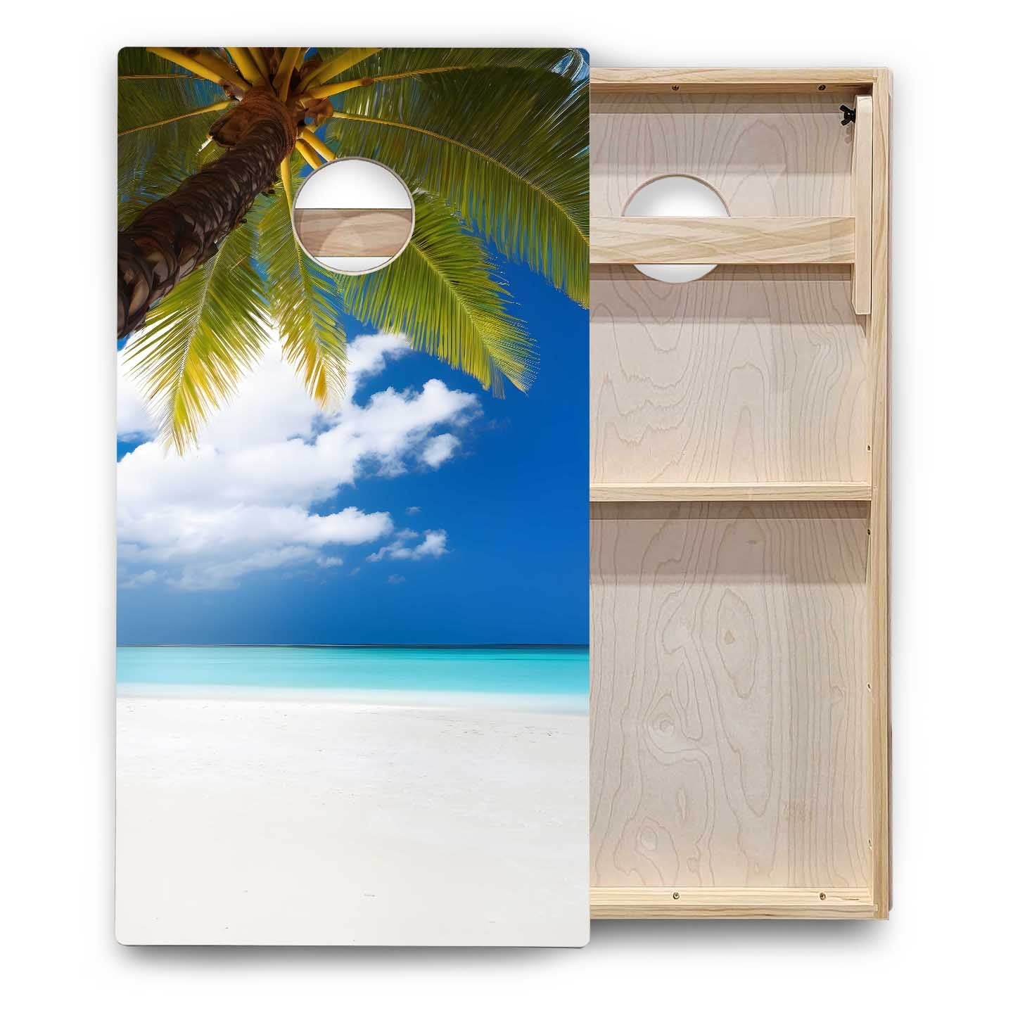 Beach & Mountain Cornhole Boards - Backyard Series
