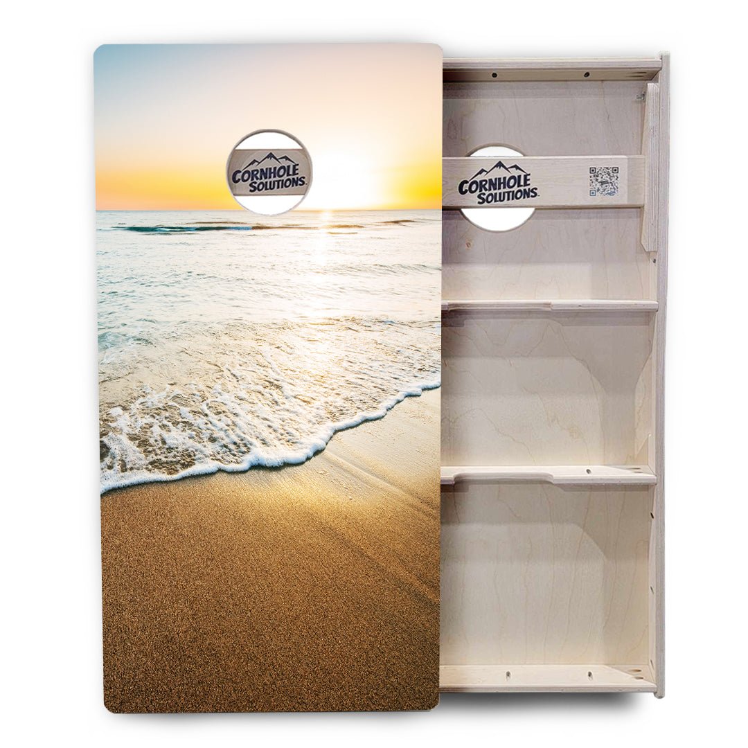 Beach Sunset Cornhole Boards – Tournament Series