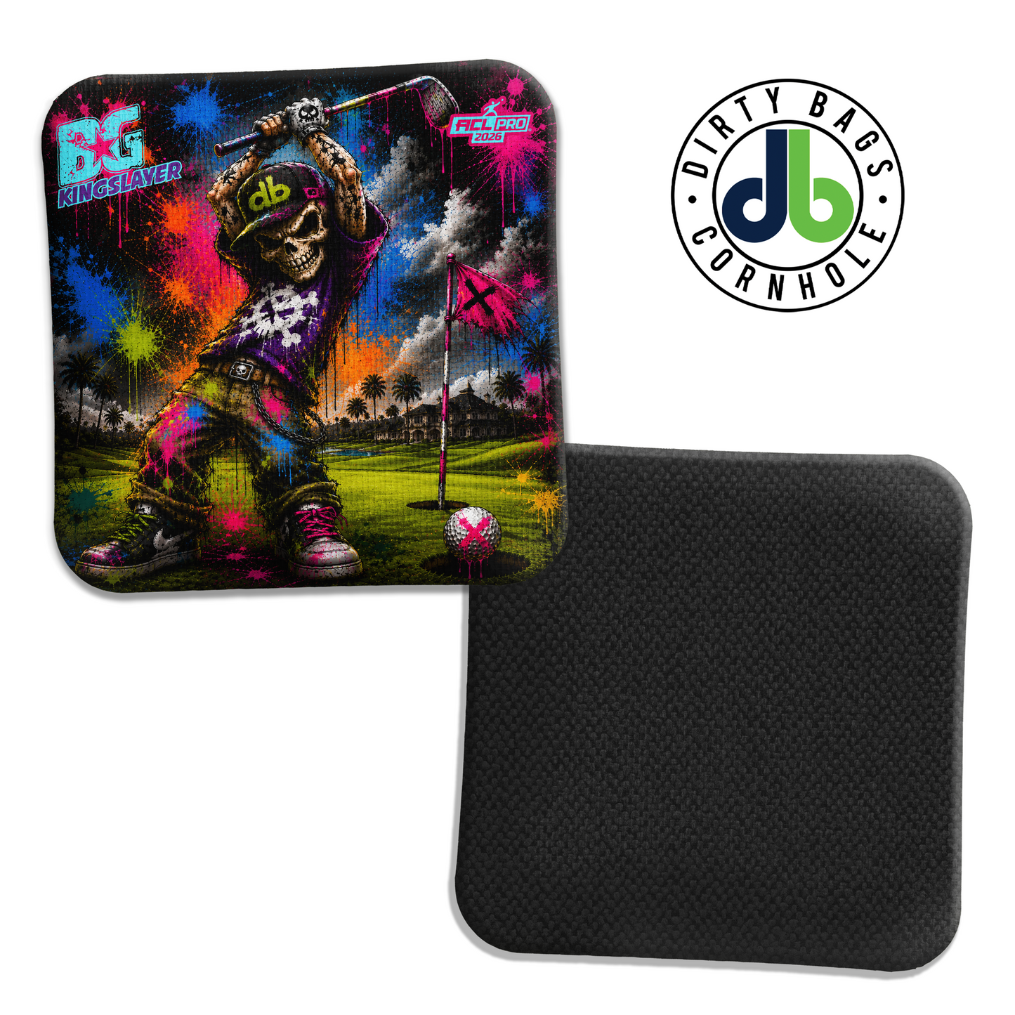 BG Cornhole Bags - Kingslayer - Graffiti Golfer