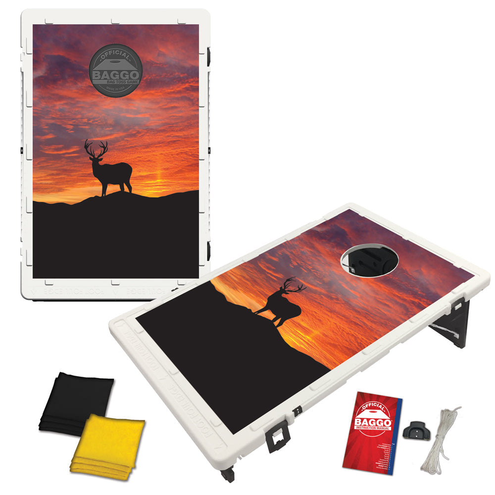 Big Buck Sunrise Baggo Bag Toss Game by BAGGO