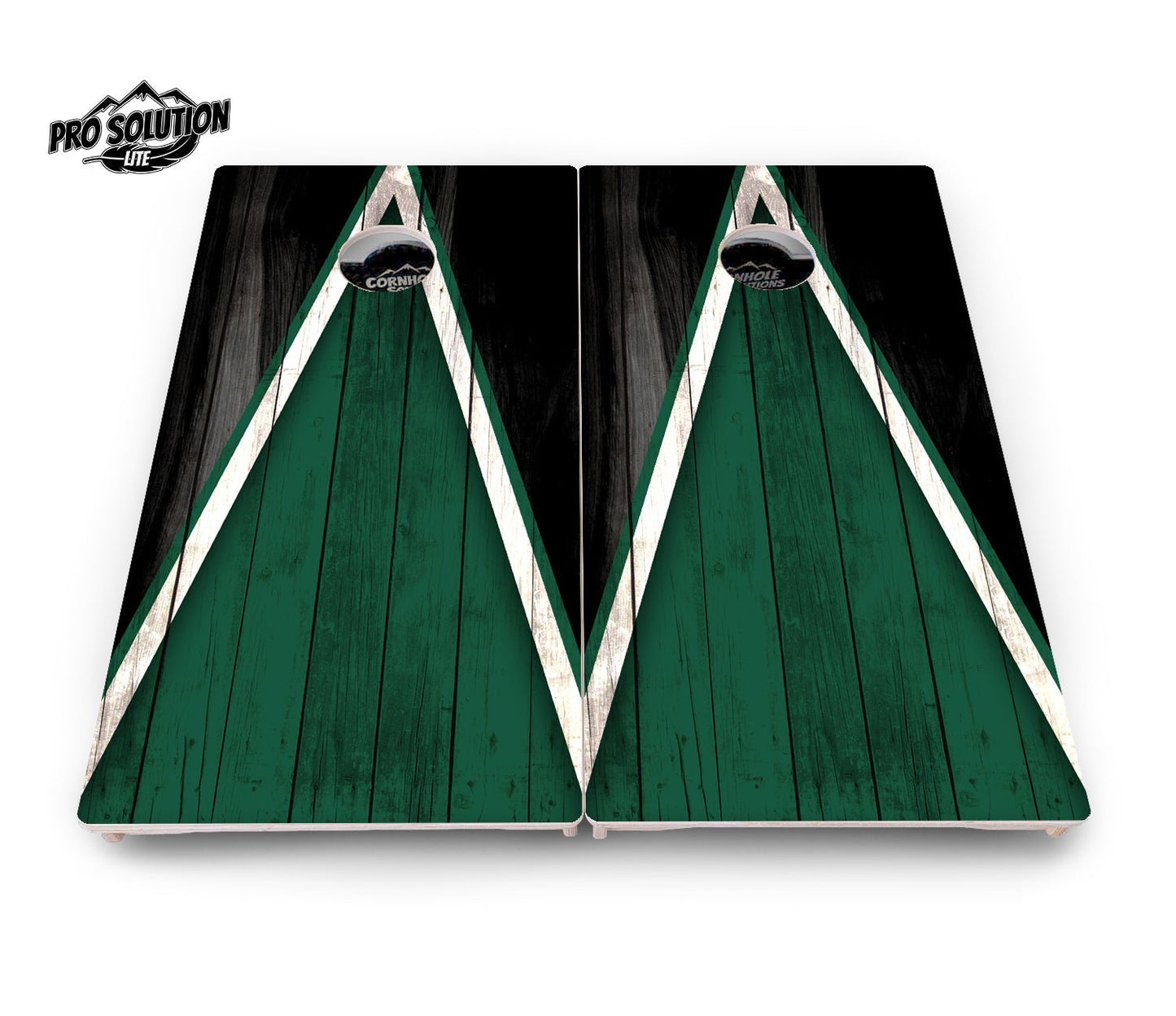 Team Color Triangle Cornhole Boards - Pro Solution Lite Series
